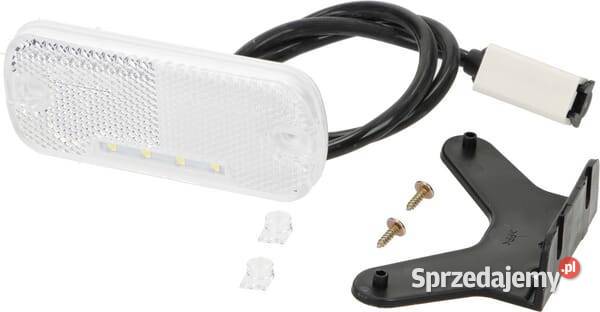 Lampa obrysowa LED prostokątna 1224V z wtyczką Kamionna