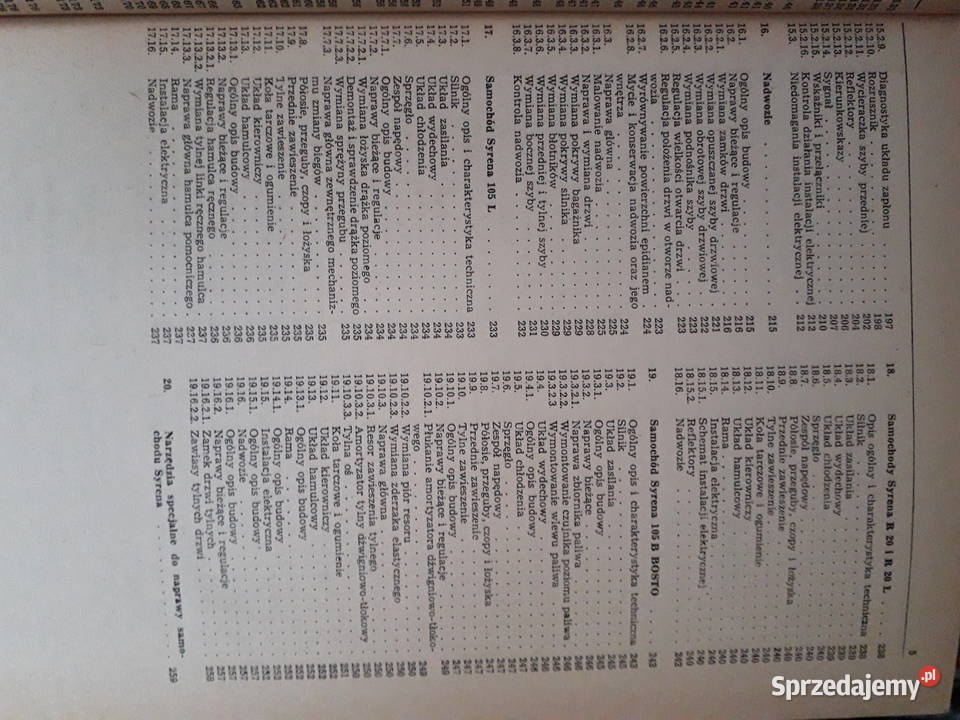 Naprawa samochodów Syrena sprzedam