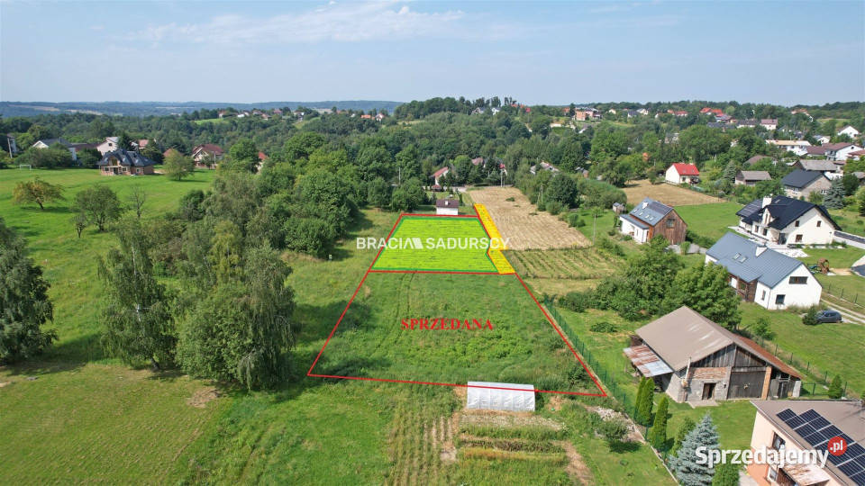 sprzedaży działki Kleszczów 1680m2 27m sprzedam