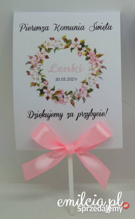 Podziękowania Gości z okazji I Komunii Św Lizaki Pozostałe lubuskie Zielona Góra