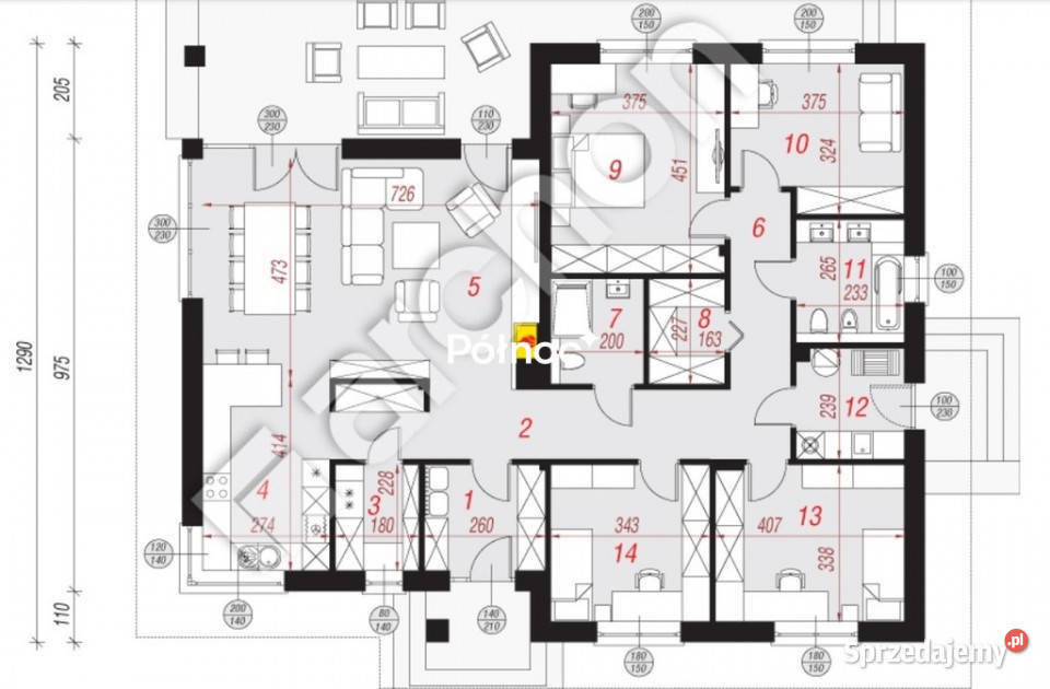 Dom w Alwach Wychody k Zamościa lubelskie