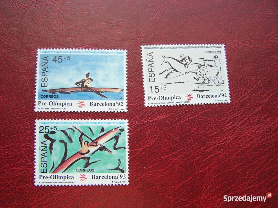 Hiszpania 1991 MNH Mi 298082 Sport Olimpiada Tychy