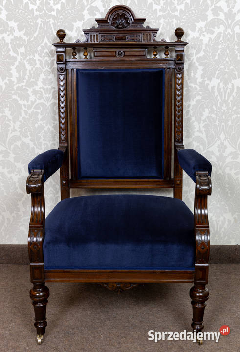 Fotel neorenesansowy antyk stary eklektyczny sprzedam