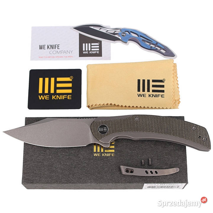 Nóż składany WE Knife Snick Gray Titanium Dark Warszawa sprzedam