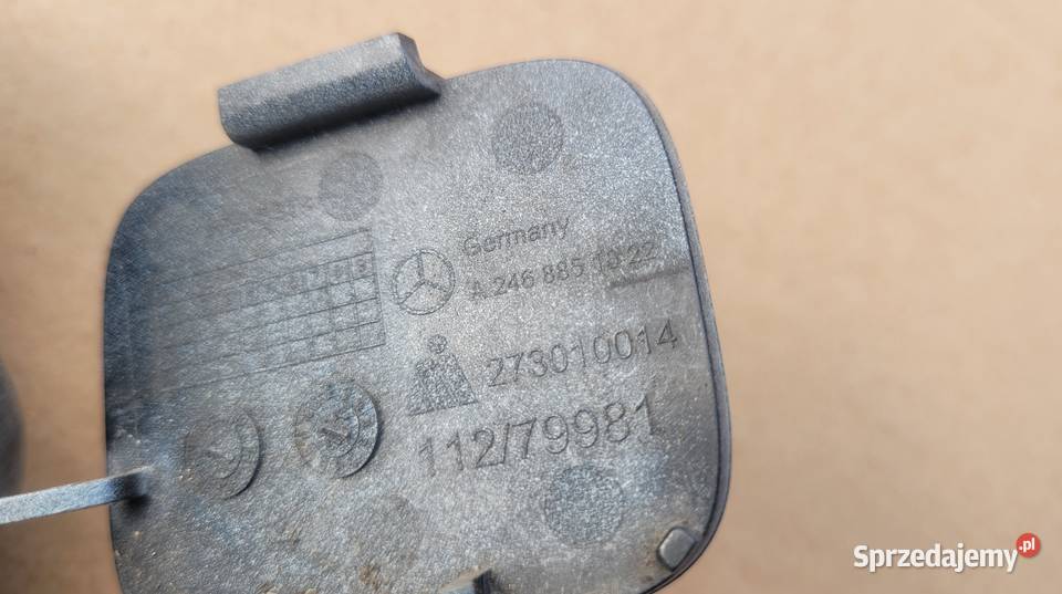 MERCEDES KLASA B W246 ZAŚLEPKA HAKA ZDERZAKA TYL Pozostałe śląskie