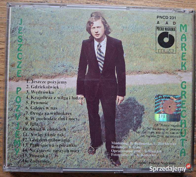 Marek Grechuta Jeszcz pożyjemy CD poezja śpiewana Kraków