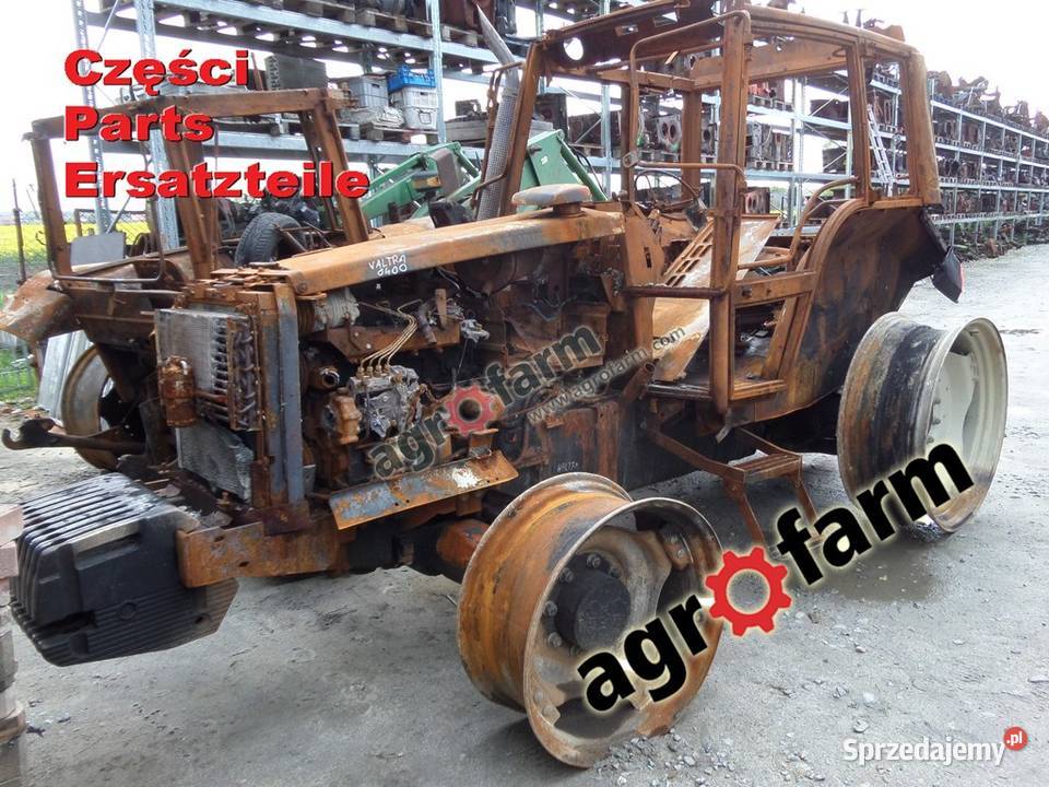 Valtra 6400 części skrzynia biegów zwolnica oś Byków