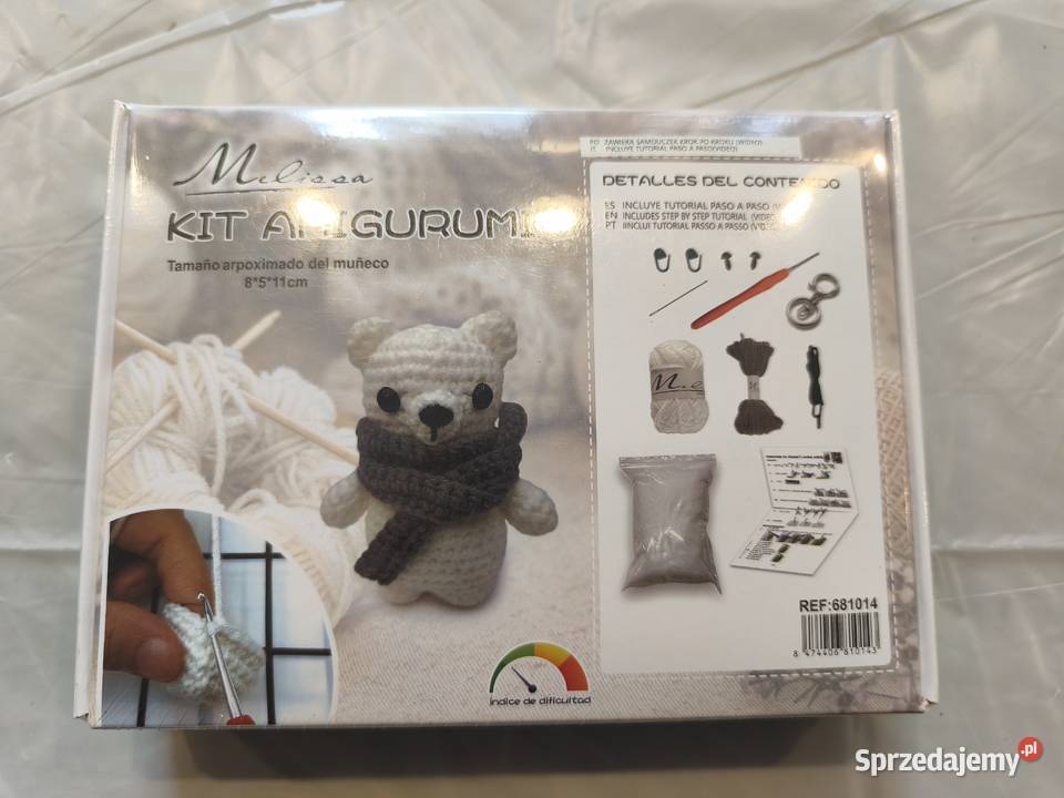 Zestaw do szydełkowania zwierzątek Amigurumi Palędzie