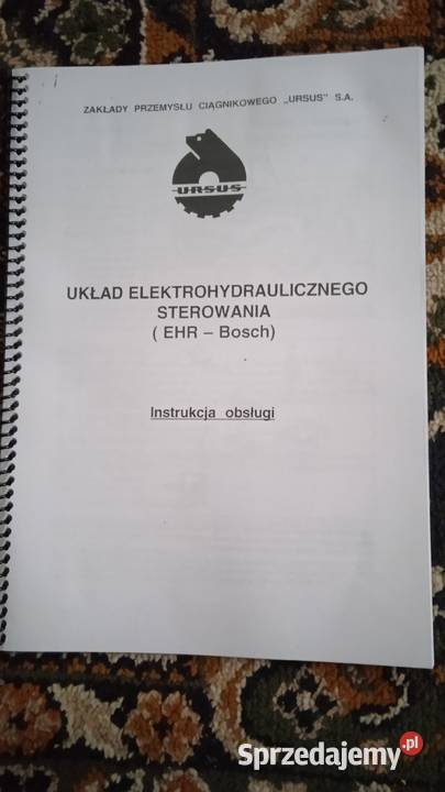 Ursus podnośnik instrukcja obsługi EHR Bosch lubelskie Lublin sprzedam
