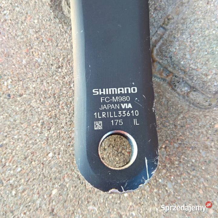 Shimano XTR FCM980 to flagowa legendarna korba dolnośląskie Świebodzice sprzedam