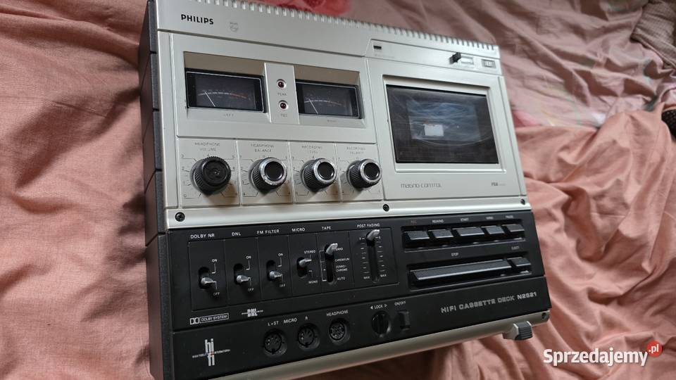 Magnetofon kasetowy Philips N 2521 dolnośląskie Lubań