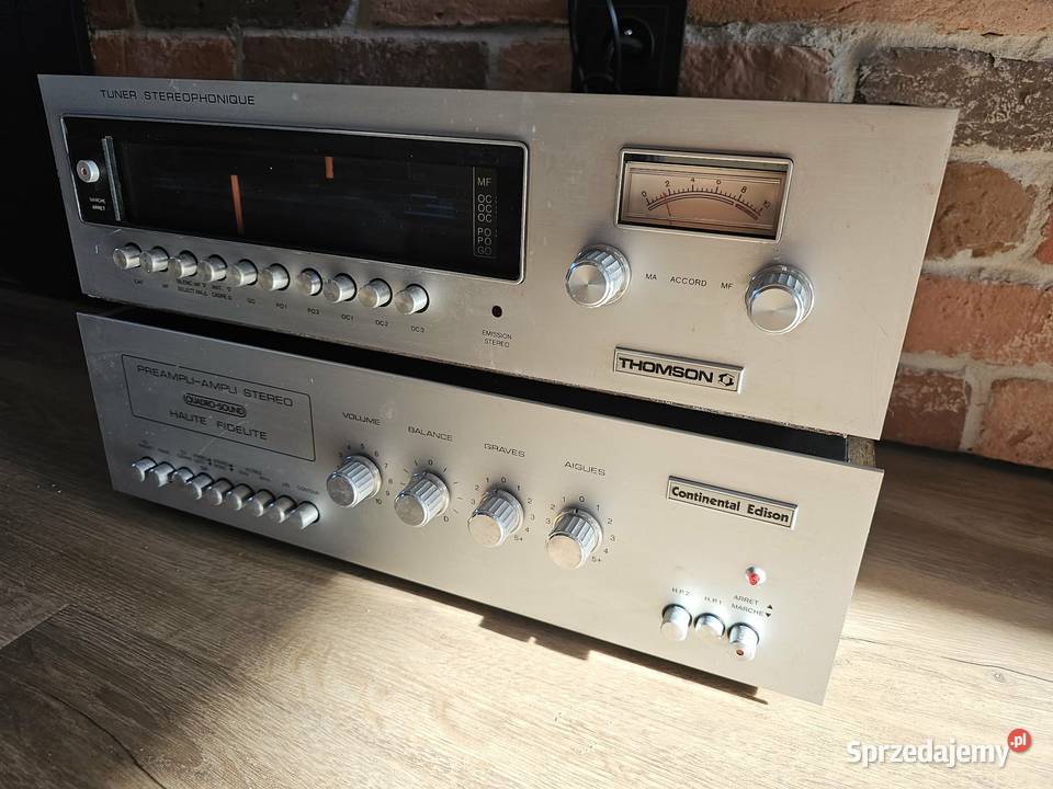 Wzmacniacz Unitra PA 9703 tuner T 117 export Warszawa