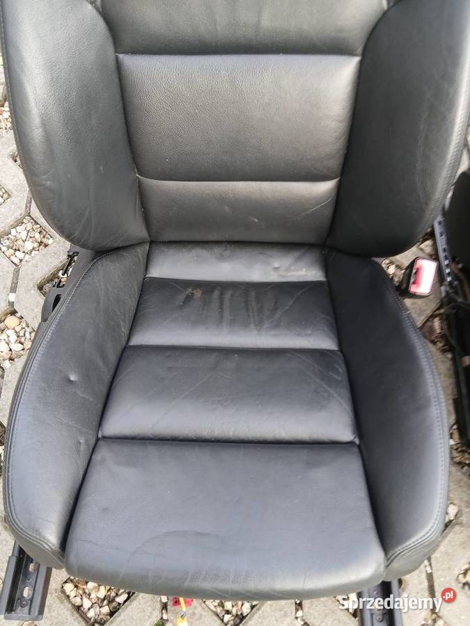 Audi A6 C6 Fotele skóra czarna przód Rybnik
