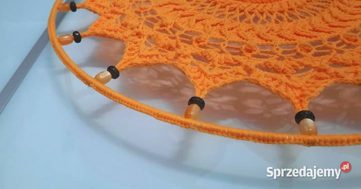 Pomarańczowa mandala 3D 55 łapacz snów Koszalin