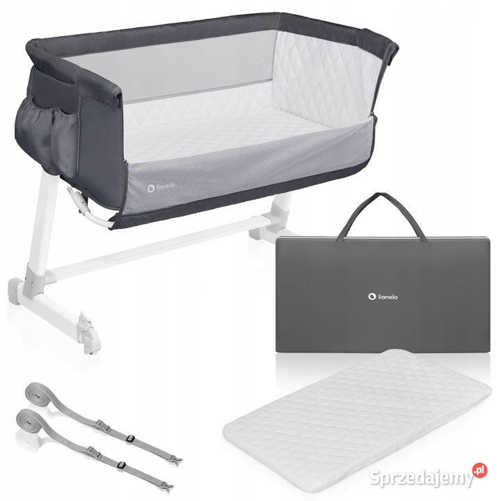 Łóżeczko dostawne LIONELO THEO moskitiera torba Baranowo
