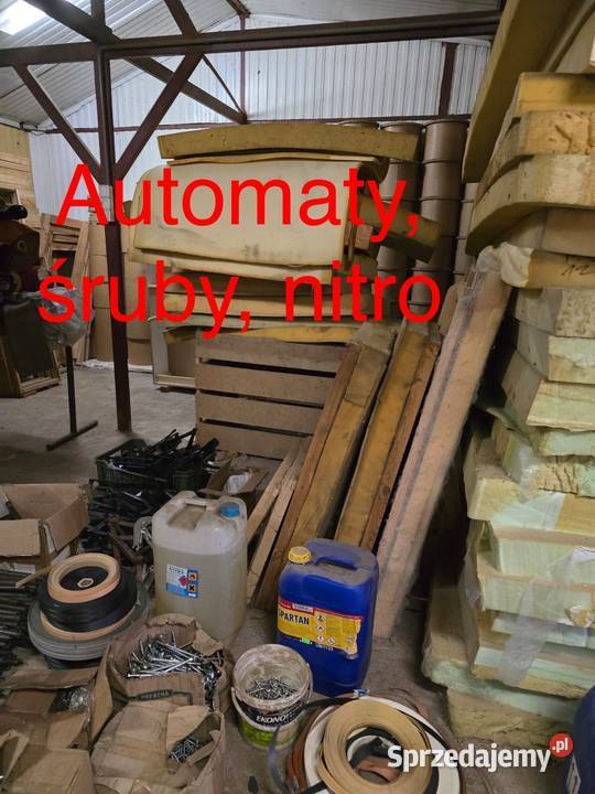 Artykuły meblarskie pianka zszywki nici Kleczew