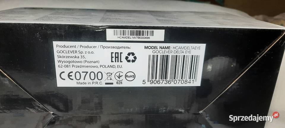 GOCLEVER DELTA EYE Kamera HD monitoringu czujka Kamery Gubin