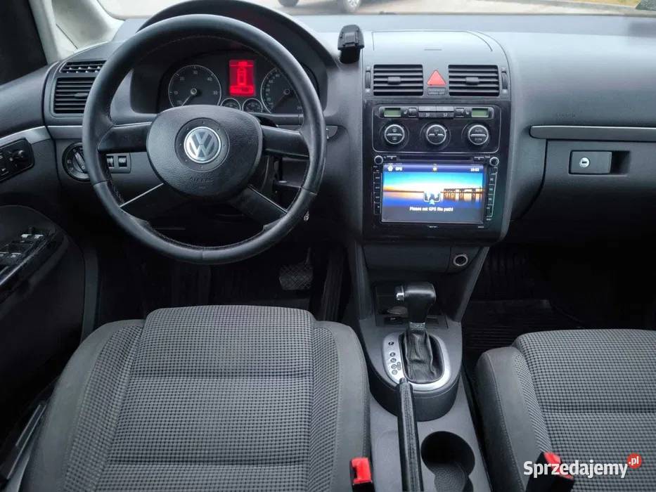 VW TOURAN 20 Diesel Automat 140 7 osób HAK 313000km Wieluń
