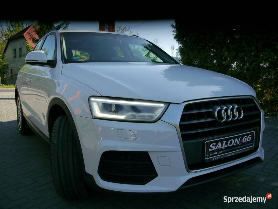 Audi Q3 14b 100 LED Stan Idealny bezwypadkowy z elektrochrom. lusterko wst. śląskie sprzedam