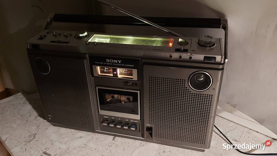 Radiomagnetofon SONY CF570S 1974 sprawny śląskie Katowice