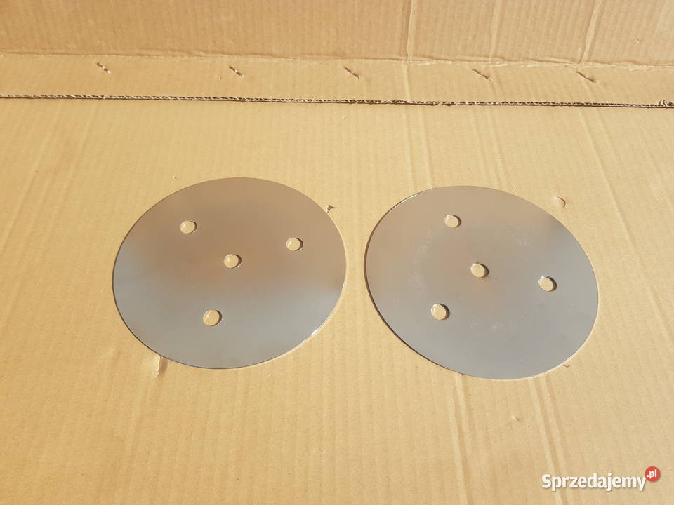 Podkładka do lampy płaska osłonka CHROM 140mm Warszawa sprzedam