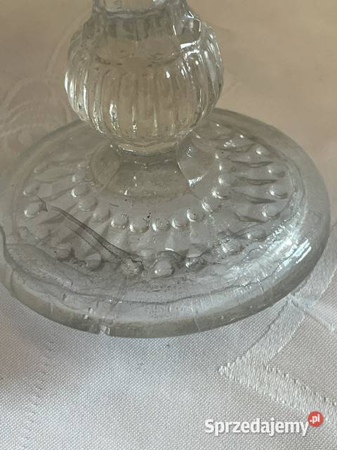 Patera Romby Guziczek szkło Huty Szkła Ząbkowice Kraków