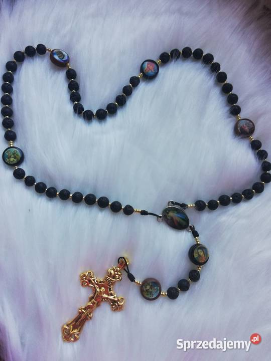 Różańce z lawy wulkanicznej
