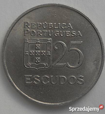 PORTUGALIA25 ESCUDO1980 rCOPPERNICKELRZADKA Legionowo