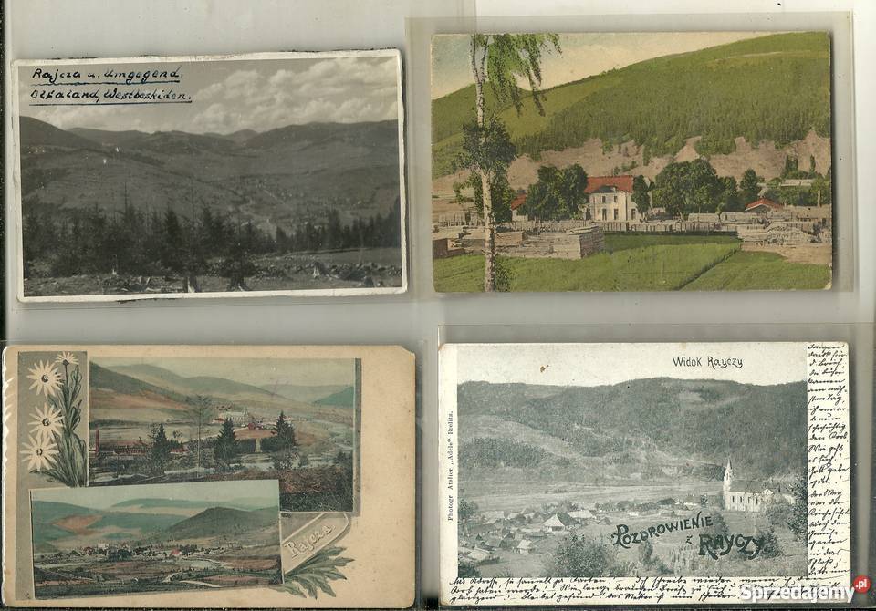 20 POCZTÓWEK STARYCH POCZTÓWKI RAJCZA BESKIDY Katowice sprzedam