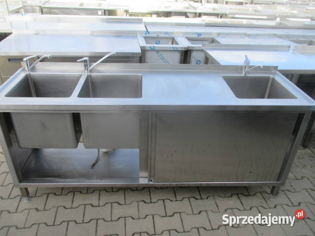 Zlew Gastronomiczny 3 Komorowy Z Drzwiami Ostrów Wielkopolski sprzedam