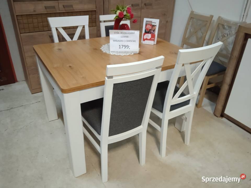 STÓŁ NATURALNY ROZKŁADANY Toruń
