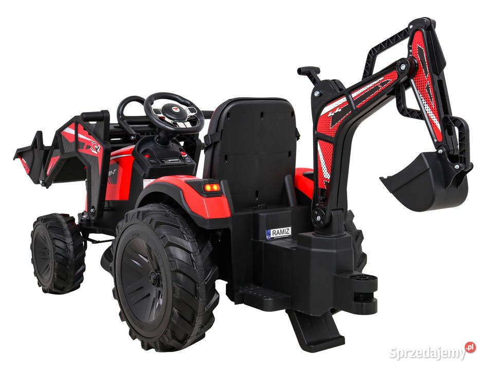 Autko na akumulator TRAKTOR Z PRZYCZEPĄ pojazd