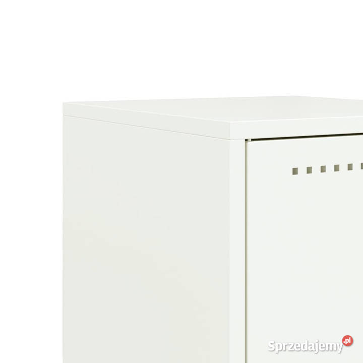 Szafki nocne 2 białe 36x39x605 stal WM846457 Warszawa