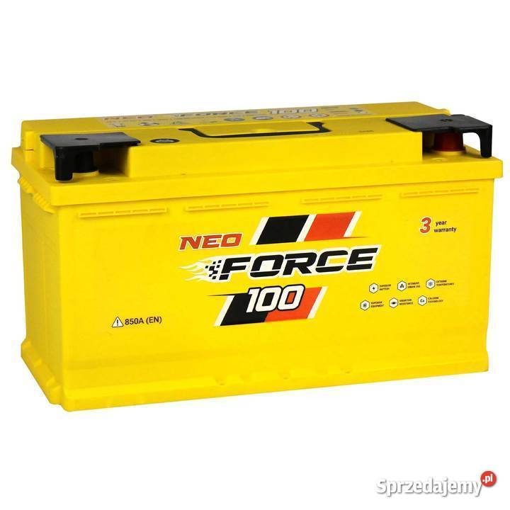 Akumulator Neo Force 100Ah 850A osobowe Zakopane