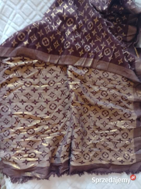 Louis Vuitton Wełniano kaszmirowy długi szal ze Kraków