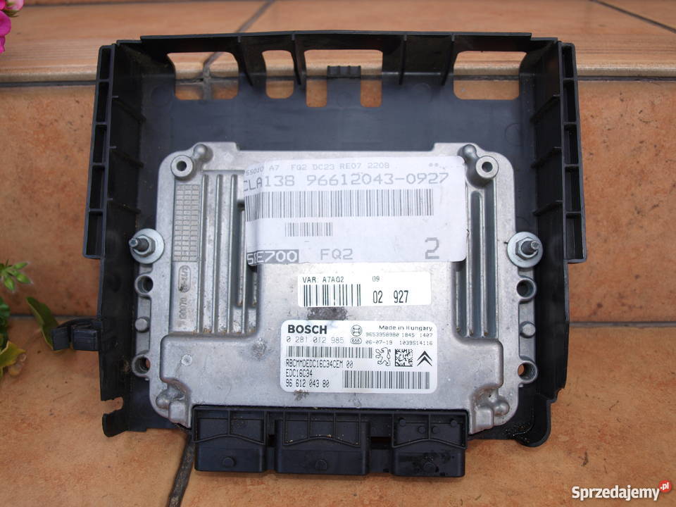 Peugeot Citroen komputer silnika BOSCH komputery Kalisz sprzedam