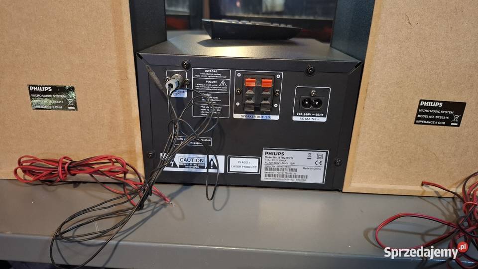 Philips BTB231512 wieża mini HiFi kolumny pilot opolskie Namysłów sprzedam