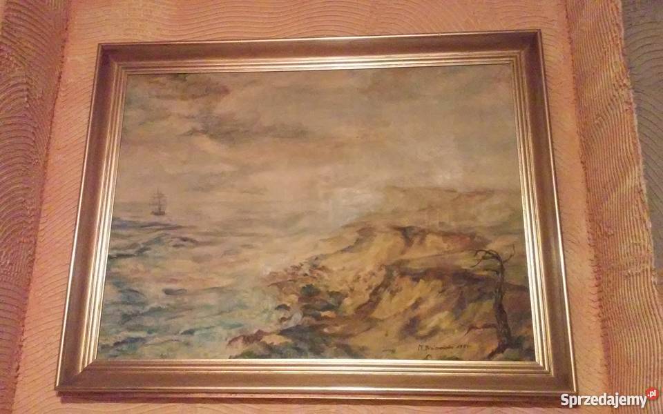 Piękne stare obrazy olejne na płótnie i nie Włocławek