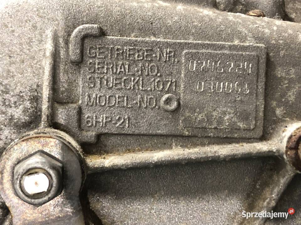 SKRZYNIA BIEGÓW BMW E90 7601243 20 143 0412 osobowe