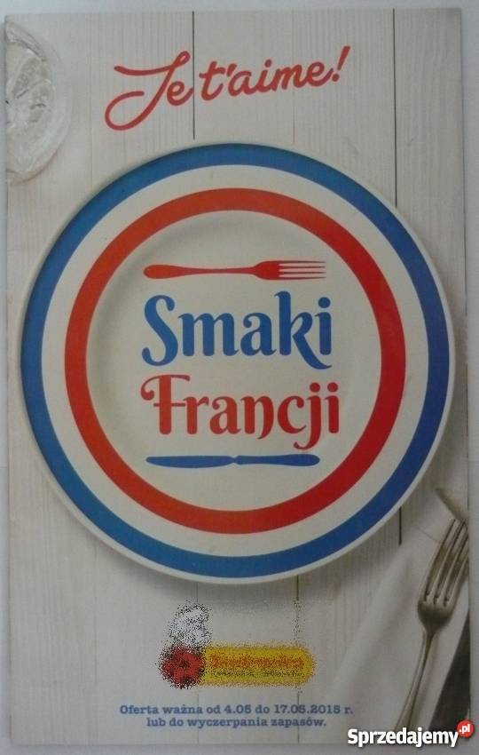 SMAKI FRANCJI PRZEPISY Gorzów Wielkopolski sprzedam