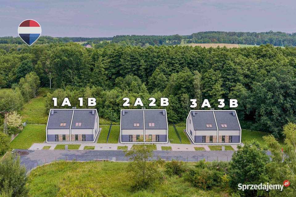 Na sprzedaż segmenty 109 m w sąsiedztwie lasu gazowe
