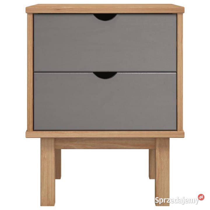 Szafka nocna OTTA brązowoszara 45x39x57 drewno Warszawa