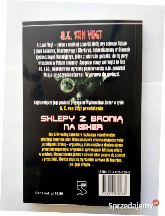 AE Van ogt Sklepy z bronią na Isher Amber SF Gdynia