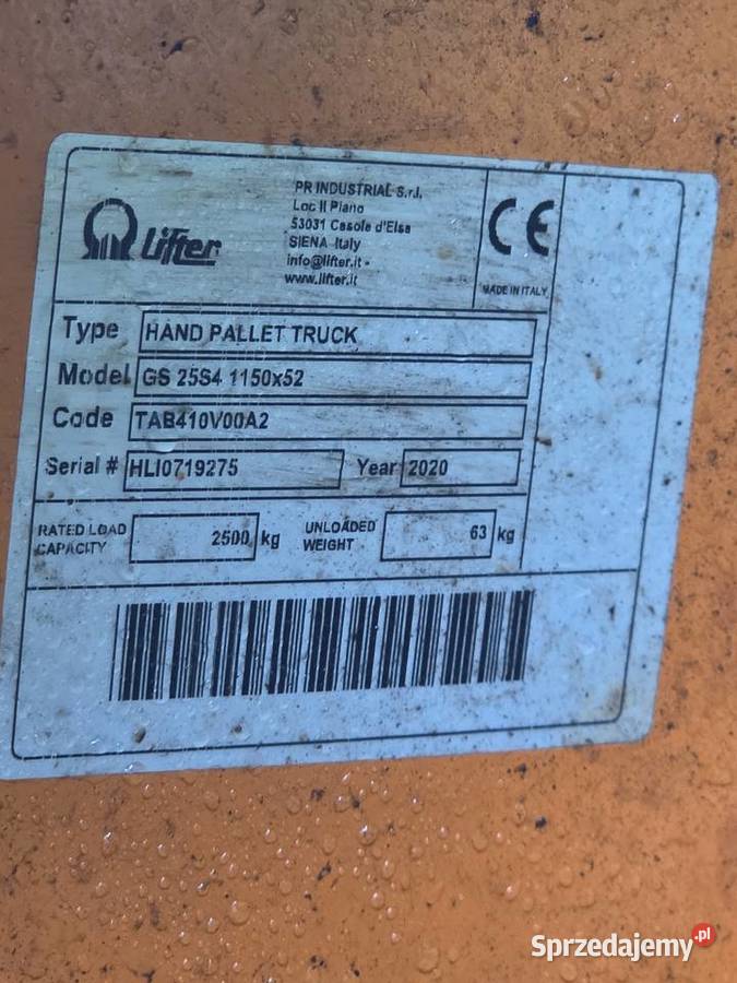 paleciak uszkodzony Magazynowanie Krzyż Wielkopolski