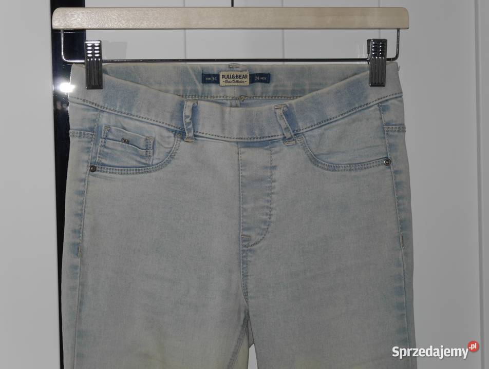 PullBear fajne spodnie treggins 34 XS dolnośląskie Wrocław sprzedam