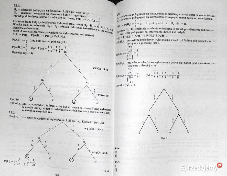 Zbiór zadań z kombinatoryki i rachunku Pozostałe sprzedam