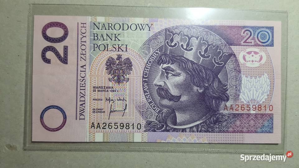RZADKOŚĆ 0 Złotych 1994 s AA UNC mazowieckie Warszawa
