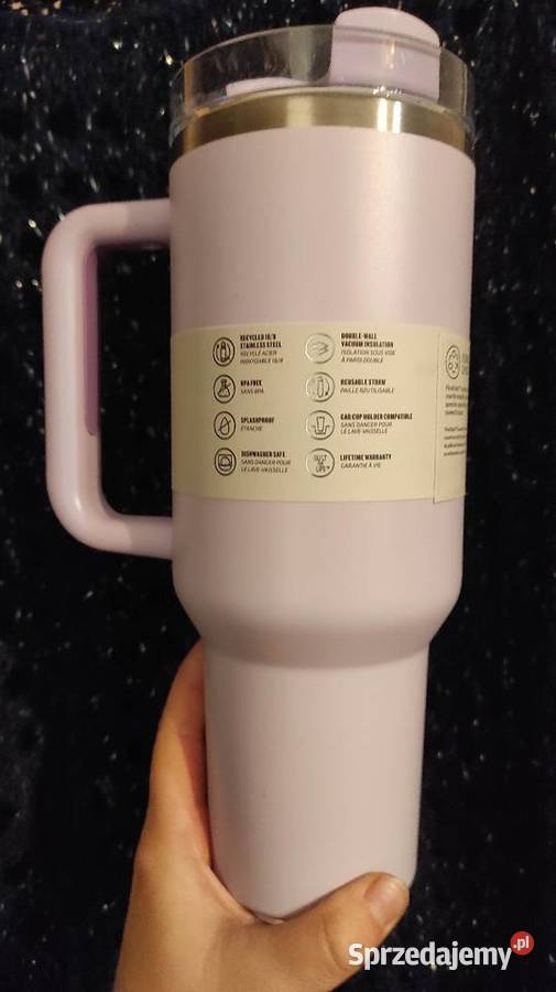 Nowy liliowy kubek Stanley 118 l bidon termos Olsztyn