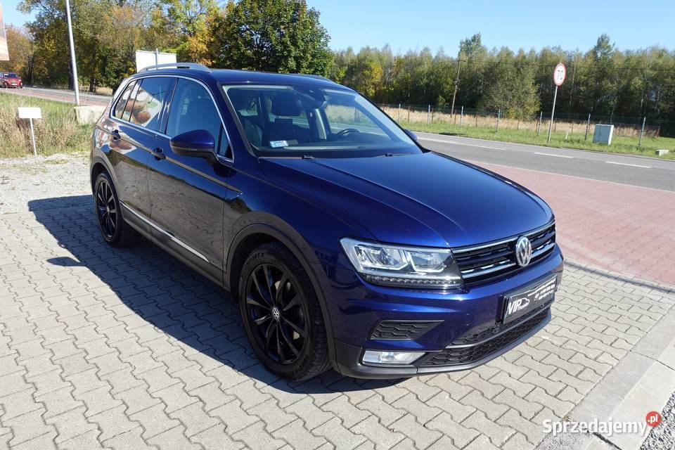 VW TIGUAN 20TDI 150 Klimatronik Nawigacja Led skórzana tapicerka Buczkowice