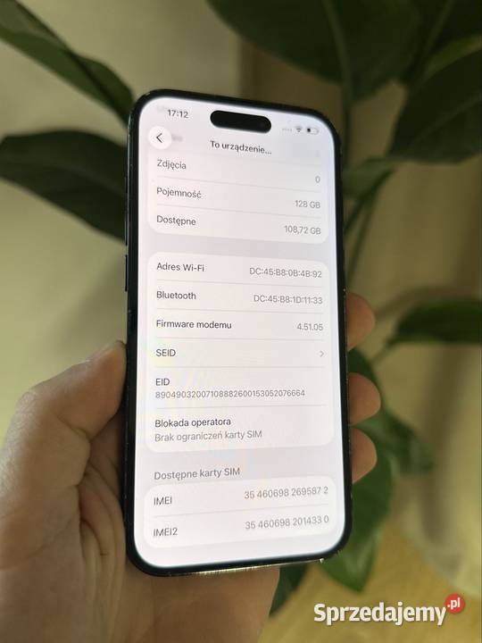 iPhone 14 Pro 128GB 83 Space Black Stan łódzkie